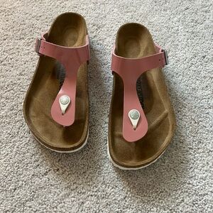 Birkenstock Pink Thong Sandals